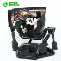 Simulador de Carreras F1 VR, Máquina de Juego de Carreras de Autos Virtuales Realistas, Simulador de Movimiento 6dof, Simulador de Conducción PS5, Simulador de Conducción de Autos con 3 Pantallas