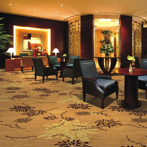 Alfombra de Lana Tejida de Lujo para Hoteles, Cines, Campos de Golf, Diseño Floral Personalizado, Antideslizante, Hecha en China, Nueva en Existencia - Product Image 5