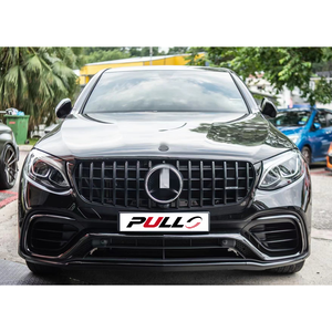 Haute qualité pare-chocs avant avec grille queue gorge pour <span class=keywords><strong>Mercedes</strong></span> <span class=keywords><strong>benz</strong></span> <span class=keywords><strong>GLC</strong></span> classe X253/C253 coupé 16-19 changement à GLC63S <span class=keywords><strong>AMG</strong></span> - Product Image 1