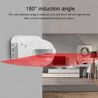 Capteur de mouvement de sécurité PIR avec angle d'induction étanche de 180 degrés Distance d'induction super longue