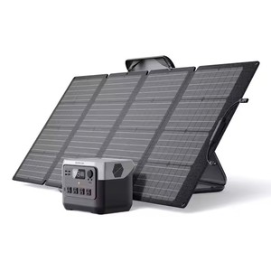 Para <span class=keywords><strong>ECOFLOW</strong></span> <span class=keywords><strong>RIVER</strong></span> 2 <span class=keywords><strong>Pro</strong></span> 768Wh estación de energía portátil y Panel Solar portátil de 160W con 4 salidas de CA controlador MPPT energía del coche - Product Image 1