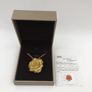 Ingrosso rosa immersa In oro placcato collana di Rose naturali <span class=keywords><strong>per</strong></span> il <span class=keywords><strong>compleanno</strong></span> della <span class=keywords><strong>donna</strong></span> <span class=keywords><strong>regalo</strong></span> di san valentino di natale - Product Image 1