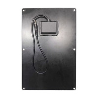 Module PV de petite taille avec connecteur CC, cellules HPBC entièrement noires, mini panneau solaire 5W 6V 8V PCB ETFE, taille et forme OEM
