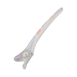 Pinzas para el cabello de 12 cm de plástico con diseño Union Jack y purpurina, herramientas de peinado para mujer de uso diario - Product Image 4