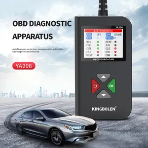 OBD2 스캐너 KINGBOLEN YA206 자동차 진단 도구 OBDII 자동 스캐너 엔진 검사기 코드 판독기