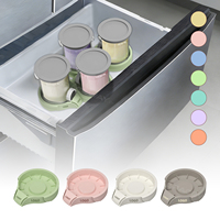 Base de rangement modulaire en silicone pour gobelets de crème glacée, avec drainage et séchage, compatible avec la série Ninja Creami, pour commande en gros