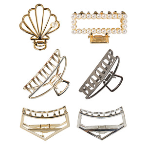 Pinces à cheveux en métal avec perles, style minimaliste élégant pour un usage quotidien - Product Image 5