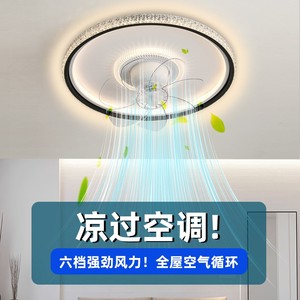 New LED sang trọng Quạt trần ánh sáng với động cơ DC 6-tốc độ thay đổi độ sáng im lặng hoạt động cho phòng khách & phòng ngủ - Product Image 5