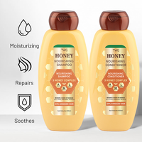 Shampooing et après-shampooing nourrissant au miel de marque privée TWG rafraîchissant, nourrissant, hydratant, réparateur, anti-frisottis, shampooing au miel