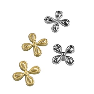 Jiehao Nordic Four Leaf Clover Brass Handle Gold Silver Minimalist Drawer Wardrobe Cabinet Knob Durable Design - Product Image 5