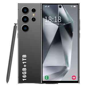สมาร์ทโฟน S24 Ultra Deca Core MTK หน้าจอ LCD HD ขนาด >7 นิ้ว 120Hz กล้องหลัง 108MP กล้องหน้า 48MP แบตเตอรี่ 6000mAh ระบบปฏิบัติการ Android รองรับ CDMA LTE - Product Image 1
