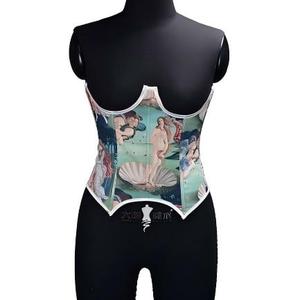 Corset amincissant sur mesure, esthétique muséale, service OEM/ODM personnalisable, gaine amincissante à ourlet en V de 25 cm pour marques - Product Image 2