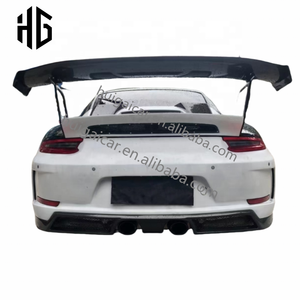Actualización a GT3 Style Car Bumper Splitter Lip Spoiler Body Kit para Porsche 911 <span class=keywords><strong>991</strong></span>. 2 Kit de cuerpo completo modificado - Product Image 3