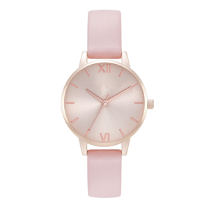 Đồng hồ nữ thời trang dây da PU, đồng hồ thạch anh nữ, đồng hồ nữ mặt số tùy chỉnh Sunray - Product Image 1