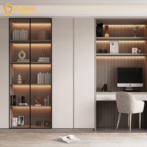 Librería Moderna de Madera, Mueble para Libros de Diseño Nuevo, Estantería para Decoración del Hogar, Mueble Funcional de Madera Maciza - Product Image 1
