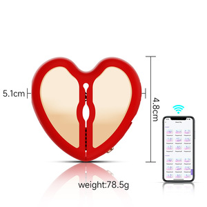 Vibromasseur de massage du sein avec pince à tétons télécommandée par application, jouet sexuel féminin crépus de <span class=keywords><strong>flirt</strong></span> fétiche BDSM pour femmes Couples plaisir sexuel - Product Image 5
