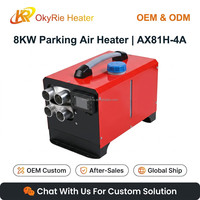 Chauffage au diesel industriel OkyRie AX81H 12V 24V 10KW à puissance réglable pour camion de transport et camping-car