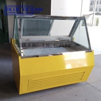 Pas cher populaire jaune gelato carpigiani lot refroidisseur crème glacée congélateur italie gelato affichage congélateur crème glacée congélateur lot
