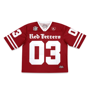 เสื้อเจอร์ซีย์ฟุตบอลอเมริกันย้อนยุคเสื้อครอปโอเวอร์ไซส์แบบกำหนดเอง - Product Image 1