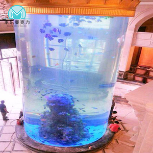 Support d'aquarium rond de 55 gallons en acrylique incassable personnalisé bon marché et durable de haute qualité - Product Image 4