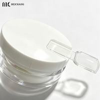 Pot de crème pour animaux de compagnie de qualité alimentaire avec cuillère 30G 50G Contenant AS+PP pour pâte de soin oral et ciblé