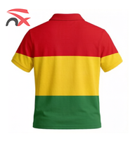 Chemises personnalisées pour supporters de football, manches courtes, imprimées, drapeau du Ghana, polo pour les matchs sportifs 2026