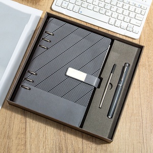Tùy Chỉnh Retro Kinh Doanh Nút Máy Tính Xách Tay Quà Tặng Thiết Lập Với Bút Lõi Kinh Doanh Máy Tính Xách Tay Thiết Lập - Product Image 1