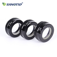 Objectif Barlow SANQTID 0.35X 0.5X 2.0X avec mise au point automatique IP55 Réglage dioptrique 1d pour microscope numérique à monture C 10A