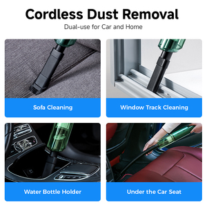 Chongteng เครื่องดูดฝุ่นมือถือ A8 <span class=keywords><strong>Pro</strong></span>, เครื่องดูดฝุ่นมือถือขนาดเล็ก ABS แข็งแรงมากชาร์จไร้สายได้พลังงานสูงใช้รถยนต์แบบมีสายไร้แปรงถ่าน - Product Image 6