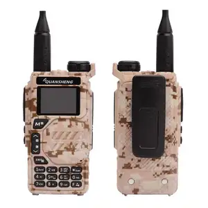 Uv K5 quansheng Walkie Talkie đài phát thanh di động 50-600MHz AM FM hai cách phát thanh DTMF không dây tầm xa UV-K6(58) ham Radio Receiver