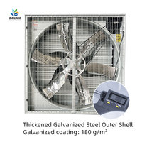 Ventilateur d'extraction pour serre et élevage avicole, 19, 23, 30, 36, 40, 50 pouces, à entraînement par poussée/traction ou à marteau lourd
