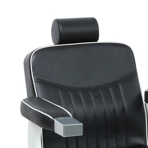Silla de Peluquería HZ8752C con Bomba Hidráulica, Altura Ajustable, para Uso Comercial, Color Negro - Product Image 1