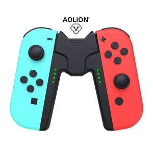 Joycon Game Controller Charging Handle Bracket for Nintendo Switch OLED Charger Grip Bracket Portable