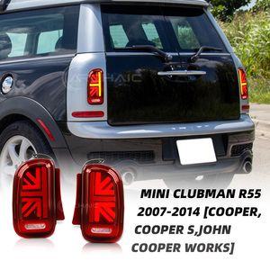2007-2014 <span class=keywords><strong>Mini</strong></span> <span class=keywords><strong>Cooper</strong></span> Clubman R55 luz trasera LED arcaica Union Jack luces traseras de inicio de giro secuencial nueva condición <span class=keywords><strong>Tuning</strong></span> de coche - Product Image 6