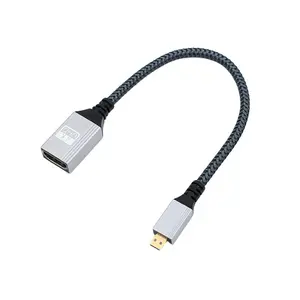 Micro HDTV Male to Standard HDTV Female Adapter High-definition Digital Camera Video Transmission Data Connection Cable