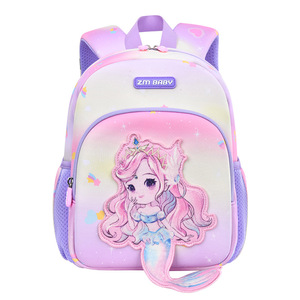Zm Baby Cute Cartoon Backpack 13 Inches Waterproof School Bag For Girls Age 3-6 Kindergarten - Product Image 5