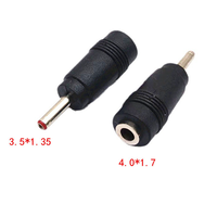 Connecteur cc 4.0*1.7mm femelle à 3.5*1.35mm mâle prise cc adaptateur de chargeur d'alimentation connecteur droit 4.0*1.7 à 3.5*1.35