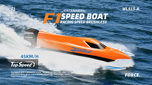 Juguetes de Control Remoto de Alta Velocidad de 45 km/h, <span class=keywords><strong>Barco</strong></span> de Carreras <span class=keywords><strong>RC</strong></span> de 2.4 GHz, <span class=keywords><strong>Barco</strong></span> <span class=keywords><strong>RC</strong></span> F1 - Product Image 3