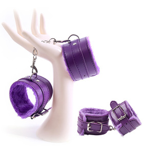 Nieuwe aanwinst: seksspeeltjes voor koppels, handboeien, seksspeeltjes van PU-leer, handboeien voor volwassenen, bindende seksspeeltjes, bindmateriaal - Product Image 3