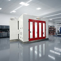 Cabine de peinture industrielle professionnelle anti-explosion certifiée ATEX CE, four de peinture robuste à récupération de chaleur et à économie d'énergie