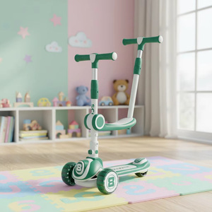 Factory Direct Supply of Children's Scooters with <strong>Three</strong> in One Flashing Music and a Yo Yo That Can Be Ridden, Slid, or Pushed - Product Image 3