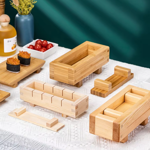 Molde para <span class=keywords><strong>Sushi</strong></span> de Bambú Sostenible, Molde para Hacer <span class=keywords><strong>Sushi</strong></span> Casero de Madera Natural, Herramienta de Cocina Ecológica - Product Image 2