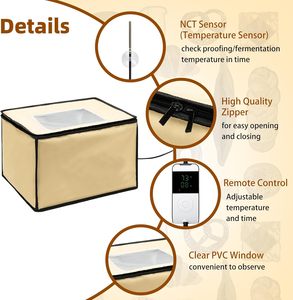 La bolsa enfriadora de arranque de masa fermentada para el calentador de pan <span class=keywords><strong>Brod</strong></span> y Taylor mantiene convenientemente su arranque a la temperatura óptima - Product Image 2