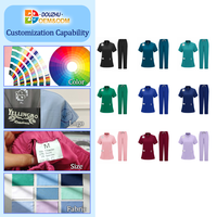 Seragam Medis Wanita & Pria Grosir OEM Custom 2026 D&Z, Setelan Jogger, Perlengkapan Perawat, Seragam Rumah Sakit, Scrub