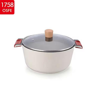 Poêle à oeufs à induction en aluminium moulé sous pression avec manche en bois - Product Image 2