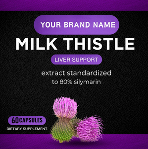 Cápsula de cardo de leche de suplemento dietético de servicio OEM y ODM del fabricante de la India - Product Image 2