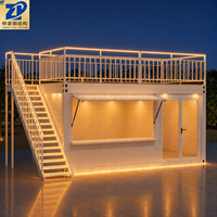 Conteneur commercial extérieur, entrepôt de 20 pieds, maison mobile, kiosque de vente, conteneur, café, bar, restaurant de restauration rapide