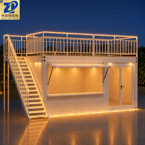 Conteneur commercial extérieur, entrepôt de 20 pieds, maison mobile, kiosque de vente, conteneur, café, bar, <span class=keywords><strong>restaurant</strong></span> de restauration rapide - Product Image 2