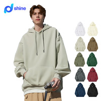 Sweat à capuche unisexe décontracté en coton épais 350G, coupe ample, vierge, vente en gros, personnalisable, nouveauté