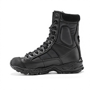 Bottes tactiques d'hiver légères, tige en PU, fermeture éclair latérale, semelle en PU, bottes de sécurité imperméables antidérapantes pour le travail - Product Image 4